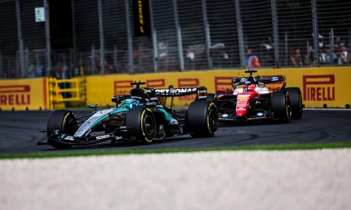 George Russell şi Charles Leclerc în prima cursă a noului sezon de Formula 1  Profimedia Images jpg