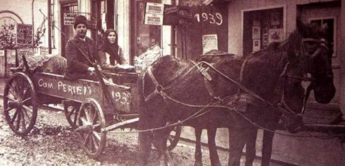 Famile de ţărani români din Bărăganul interbelic Foto:Bărăganul de altădată