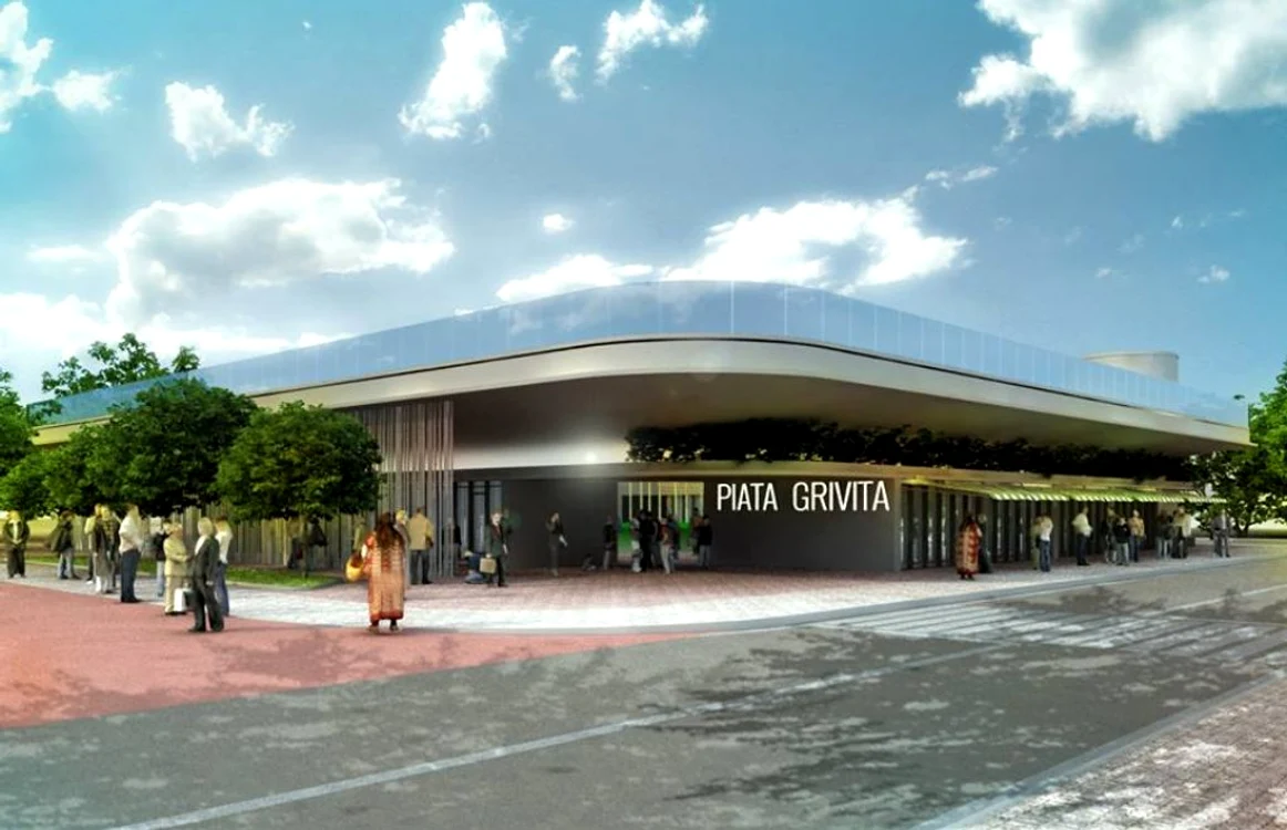 Piaţa centrală a oraşului FOTO Primăria Constanţa