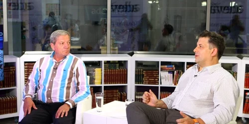 Alexandru Ioan Mincu şi Gabriel Zorzini la Adevărul Live FOTO Marian Iliescu