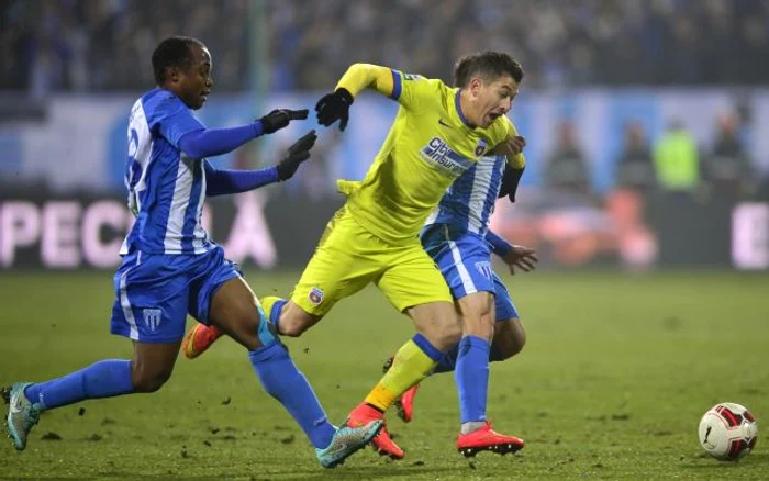 Roş-albaştrii au învins CSU Craiova, în sferturile de finală ale Cupei României FOTO Bogdan Iordache/Mediafax