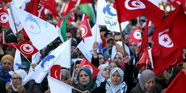 Festivitate de aniversare a revolutiei tunisiene FOTO EPA-EFE