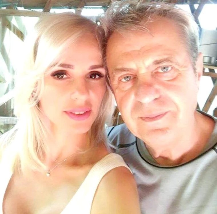 Catrinel Sandu alături de tatăl său 