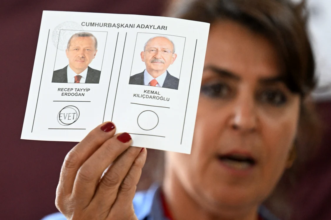 Erdogan a obținut 54,08% din voturi, conform rezultatelor parțiale. FOTO Profimedia 