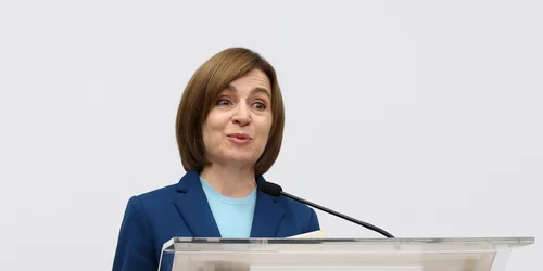 Maia Sandu susține o conferință de presă în cadrul căreia le mulțumește votanților moldoveni, în Chișinău. FOTO Inquam Photos / Elena Covalenco