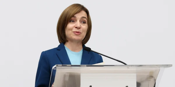 Maia Sandu susține o conferință de presă în cadrul căreia le mulțumește votanților moldoveni, în Chișinău. FOTO Inquam Photos / Elena Covalenco