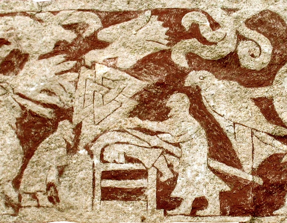 Scenă reprezentând probabil un sacrificiu uman, din epoca vikingilor (© Wikimedia Commons)