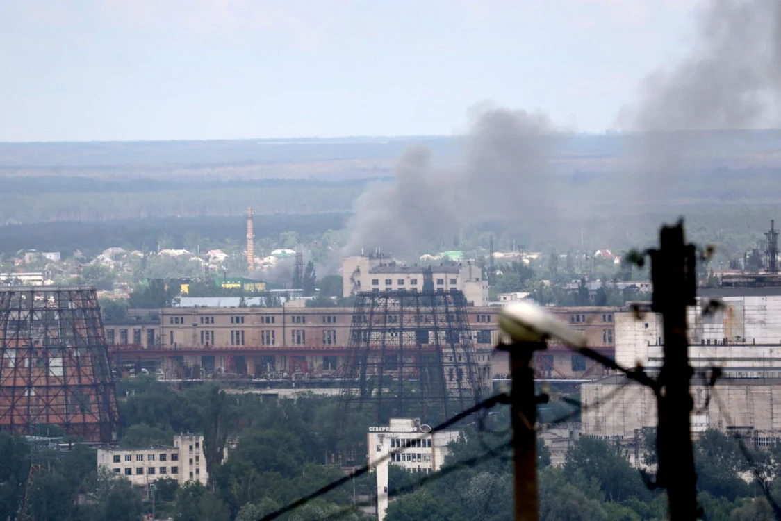 Oraşul Lisiciansk a fost practic distrus de ruşi FOTO Getty Images