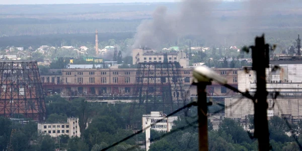 Trupe ruse tanc in Lisiceansk Ucraina evacuare civili distrugeri FOTO Getty Images