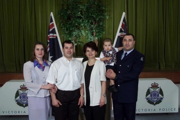 Stefan Chirila la absolvirea Academiei de Politie