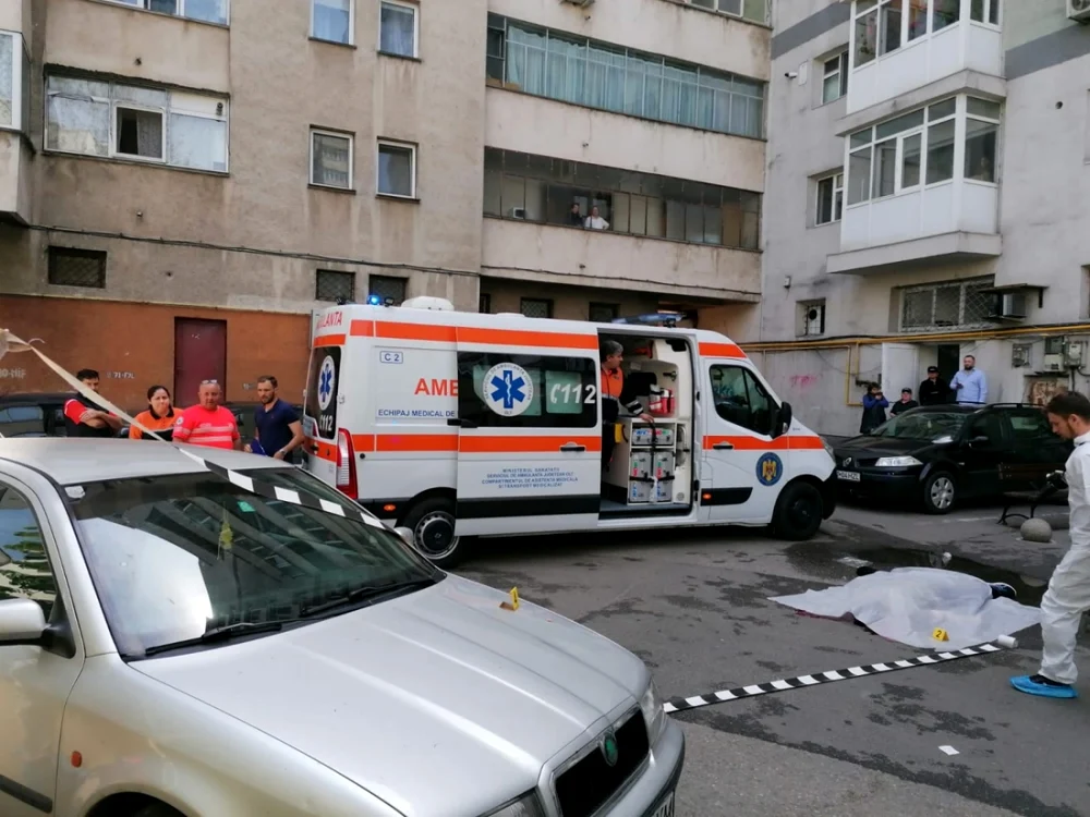 Locul tragicei întâmplări de la Slatina FOTO Alina Mitran