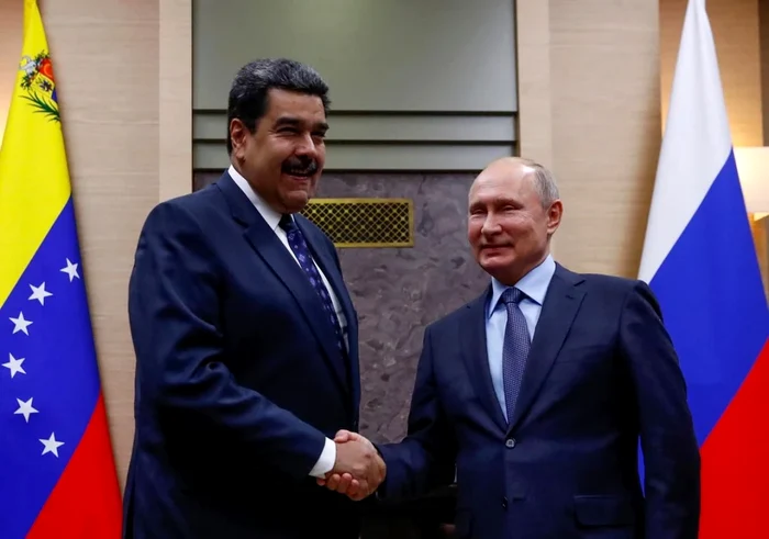 Nicolas Maduro și Vladimir Putin FOTO: Arhivă