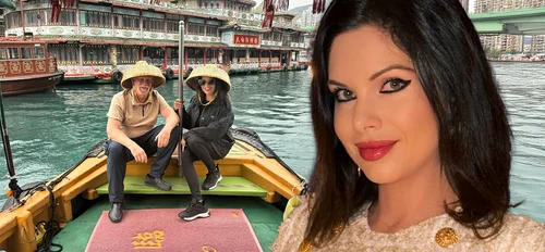 Iasmina Hill și soțul ei milionar, administratorul Statuii Libertății de la New York, Bradford Aaron Hill, au petrecut 12 zile de vacanță în China