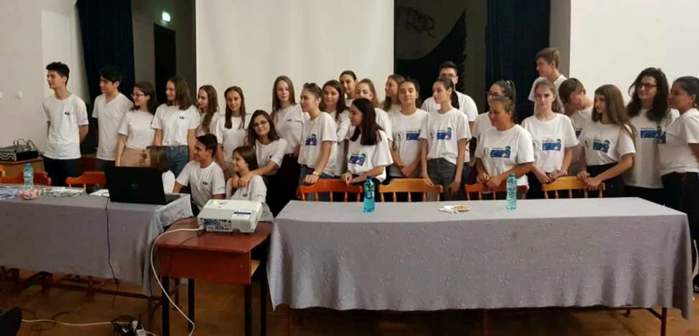 Imagine de la o activitate din proiect  FOTO: Liceul Teoretic Marin Preda din Turnu Măgurele