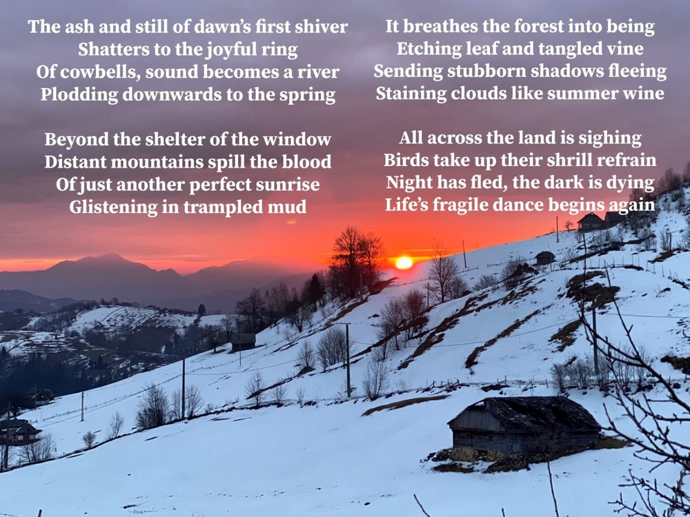 poezie charlie ottley inspirata de zona sirnea foto arhiva personala