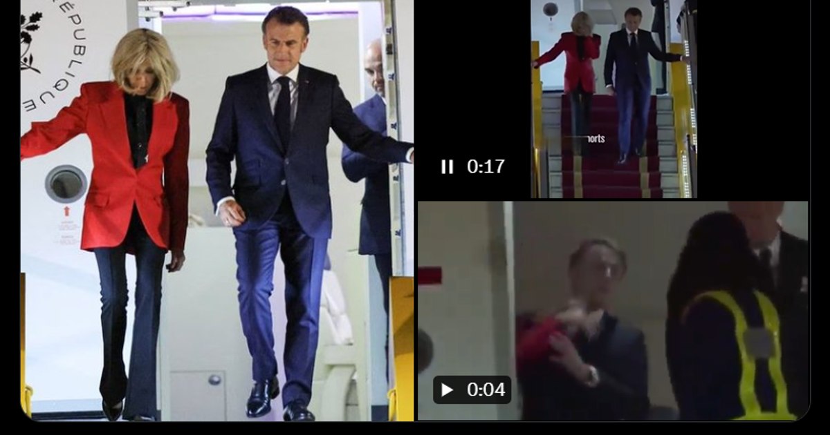 Imagini controversate cu Emmanuel şi Brigitte Macron: „O ciondăneală”, un moment de „complicitate” conjugală sau o lovitură în faţă?