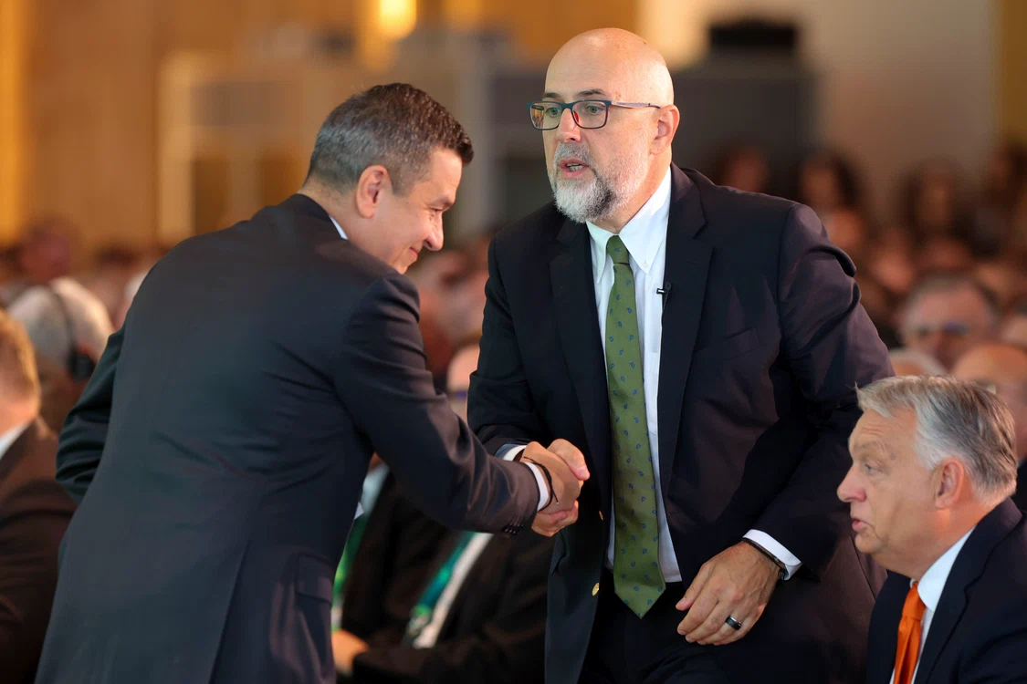 Sorin Grindeanu și Kelemen Hunor FOTO Inquam / Simion Tătaru 
