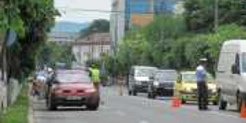 Polițiștii au făcut măsurători la fața locului