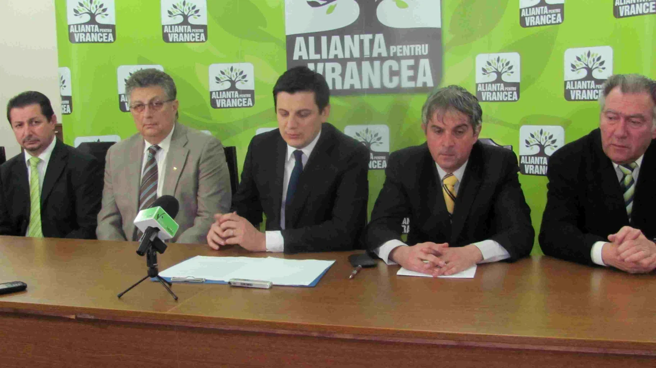 Cei cinci preşedinţi ai Alianţei pentru Vrancea