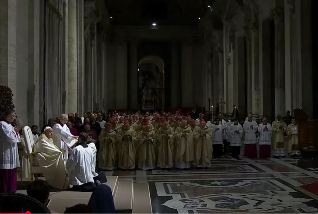 Papa Francisc, la Ceremonia de deschidere a Porţii Sfinte Captură video CNN