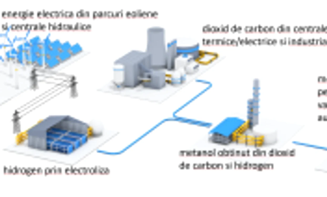Instalatie pentru producerea metanolului din dioxid de carbon si hidrogen