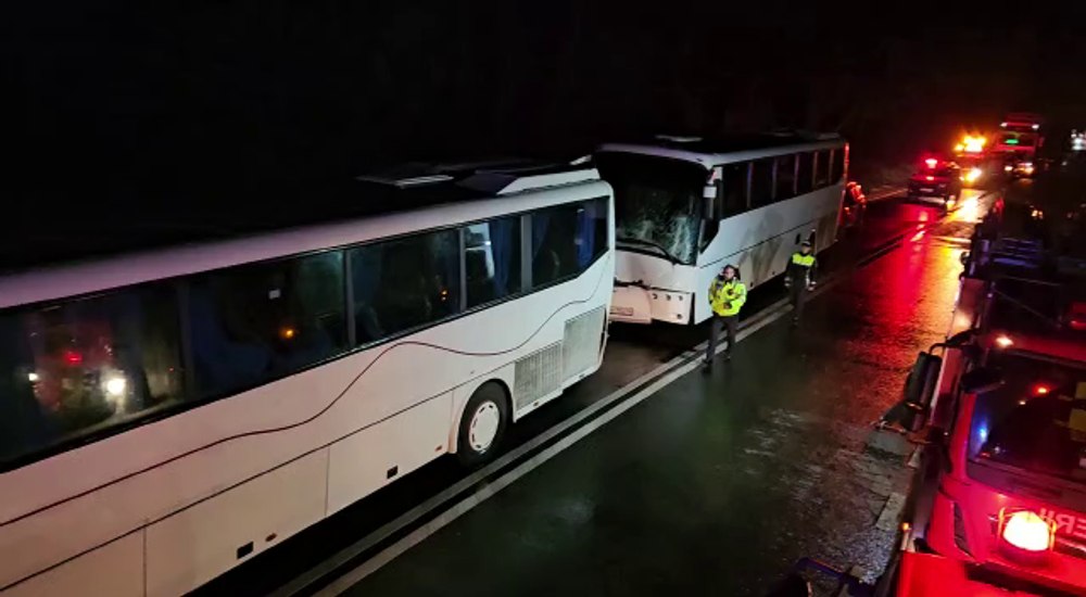 90 de copii implicați într-un accident pe DN1, în Sibiu. S-a declanșat Planul Roșu de intervenție VIDEO
