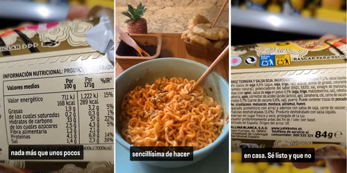 Tăițeii instant catalogați drept alimentul cel mai ultraprocesat din supermarketuri Colaj Instagram