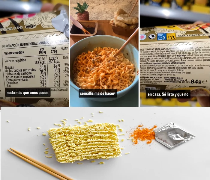 Colaj imagini cu tăițeii instant considerați alimentul cel mai ultraprocesat din supermarketuri