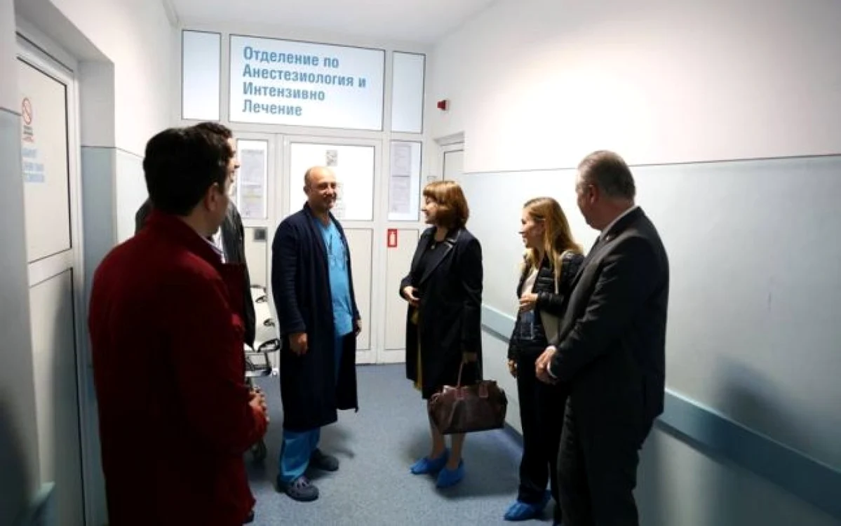 Vizita unei delegaţii din Călărşai la spitalul din Silistra FOTO CJC
