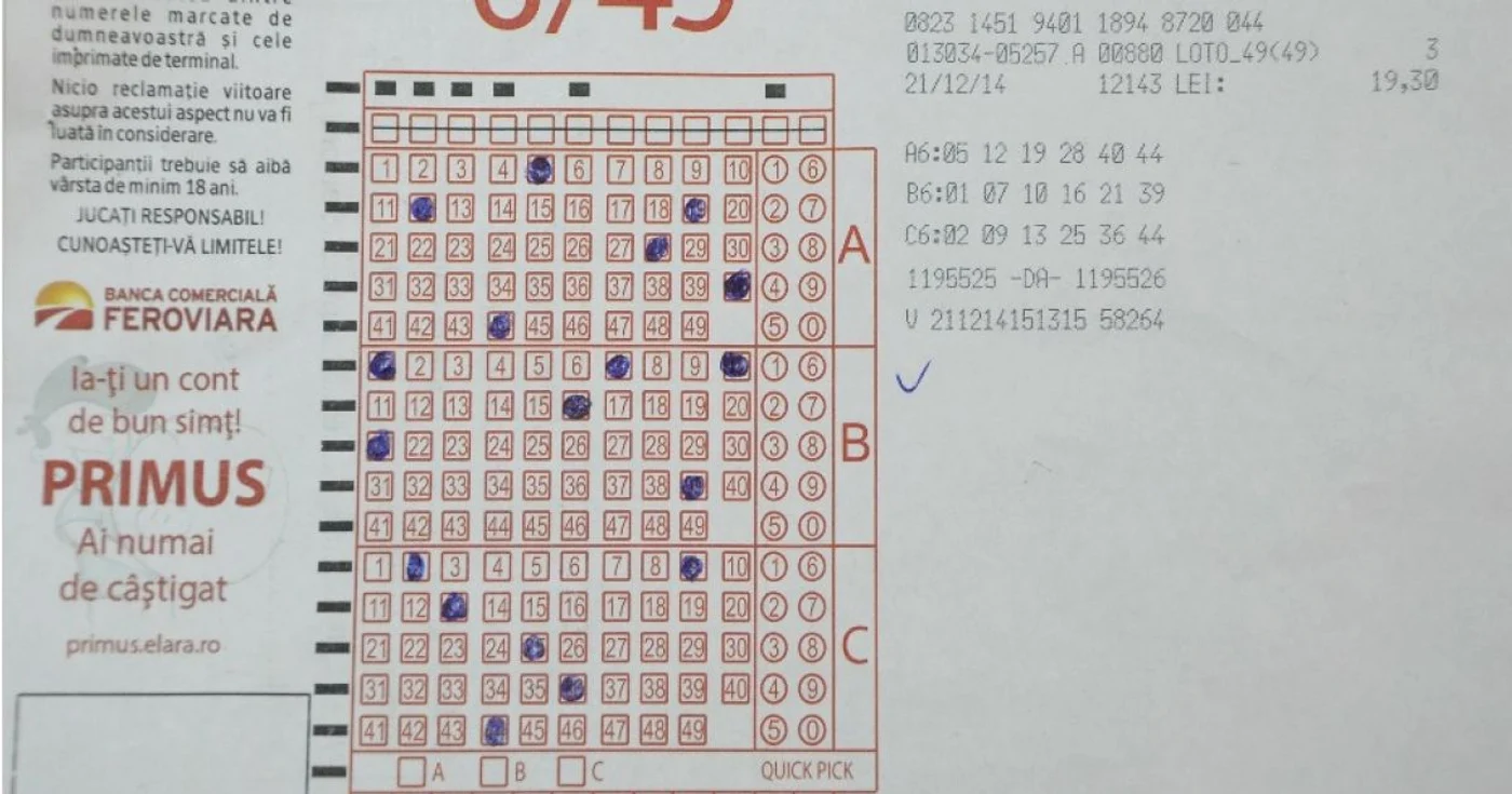 Duminică au avut loc noi extrageri la Loto 6/49