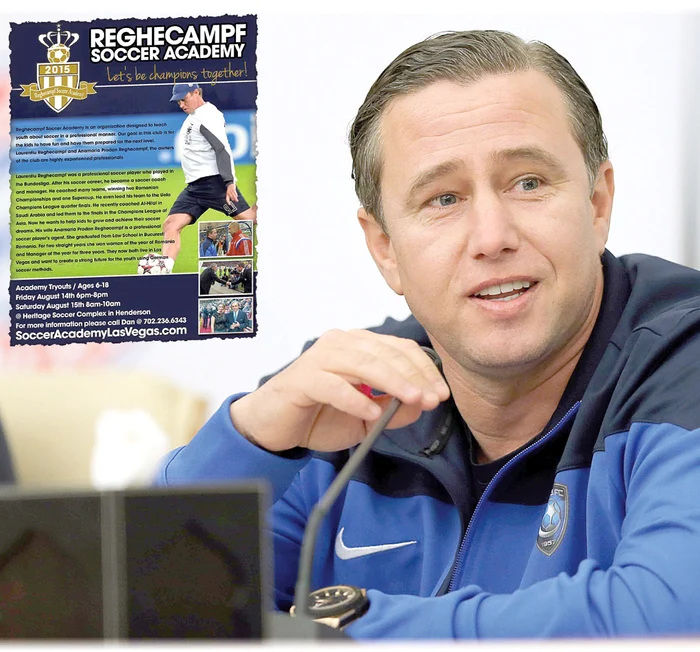 Laurenţiu Reghecampf a investit câteva sute de mii de dolari în academia din SUA