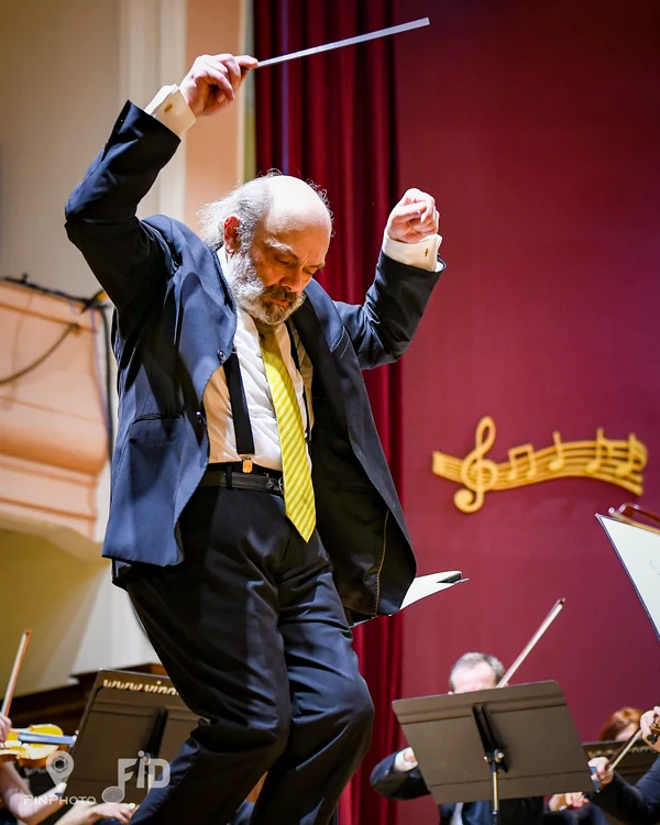 Gian Luigi Zampieri, la Filarmonica Ion Dumitrescu din Ramnicu Valcea FOTO PINPHOTO