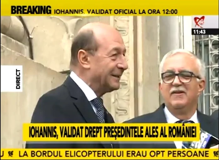 Traian Băsescu va preda mandatul pe 21 decembrie