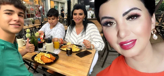 Adriana Bahmuțeanu alături de copiii săi - Foto: Arhiva Click!