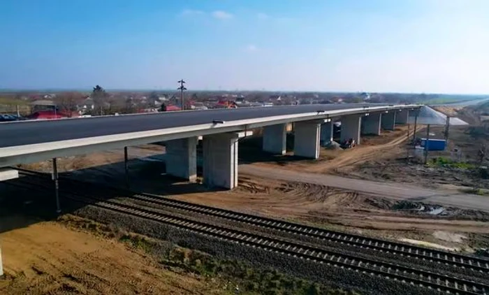 Pasajul de la Drajna, aproape finalizat FOTO: Ionel Scrioșteanu/Facebook