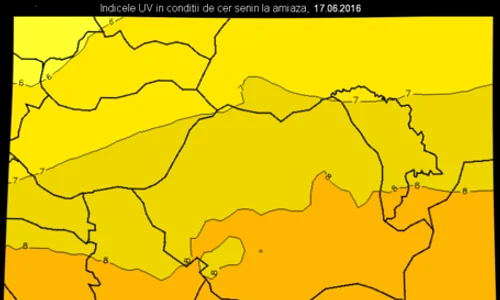 Meteorologii ANM spun că nivelul UV va crește peste nivelul IX, foarte periculos png