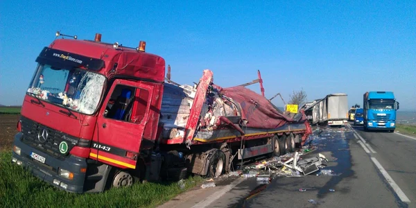 accident tir alba