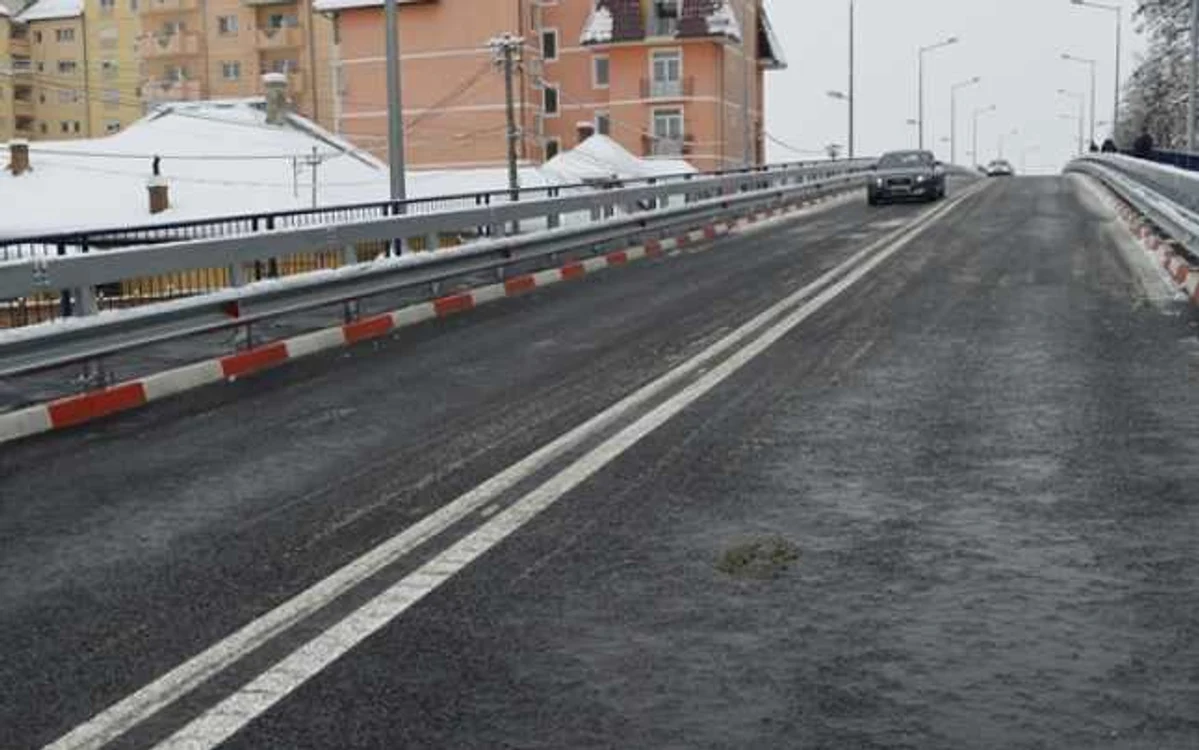 La viaductul gara Mică s-au făcut ample lucrări de reparatii