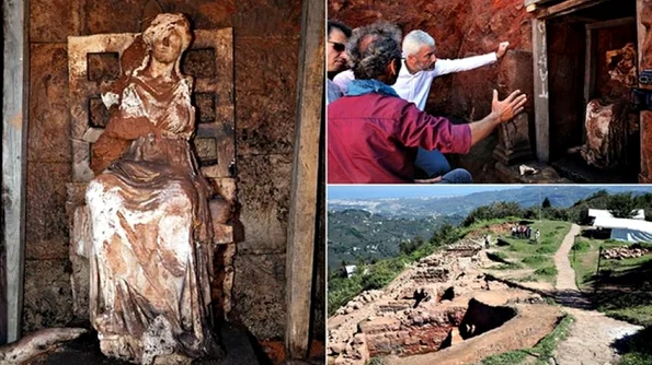 Statuie veche de peste 2000 de ani, descoperită pe coasta Mării Negre jpeg