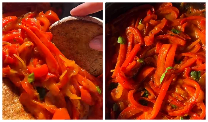 Peperonata / FOTO: Colaj captură video TikTok