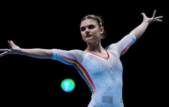 Denisa Golgotă a câștigat medalia de aur FOTO: Facebook/Federația Română de Gimnastică