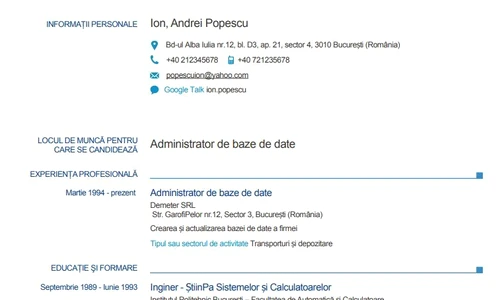 CV Europass model română   ce înseamnă, de unde îl descarci şi cum se completează jpeg