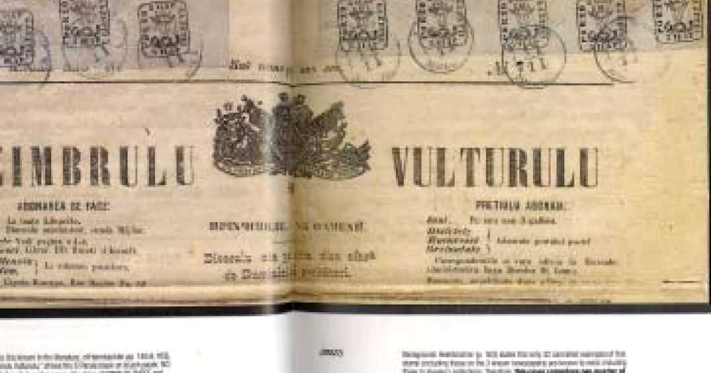 Ziarul „Zimbrulu şi Vulturulu“, francat cu opt bucăţi din „Capul de bour“, vândut cu 850.000 de euro