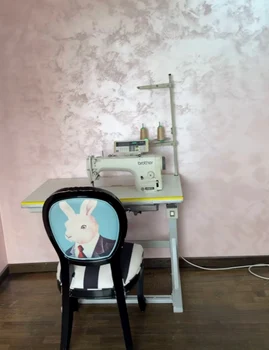 Brigitte Pastramă și-a amenajat un atelier de croitorie de lux în Pipera foto: Facebook 