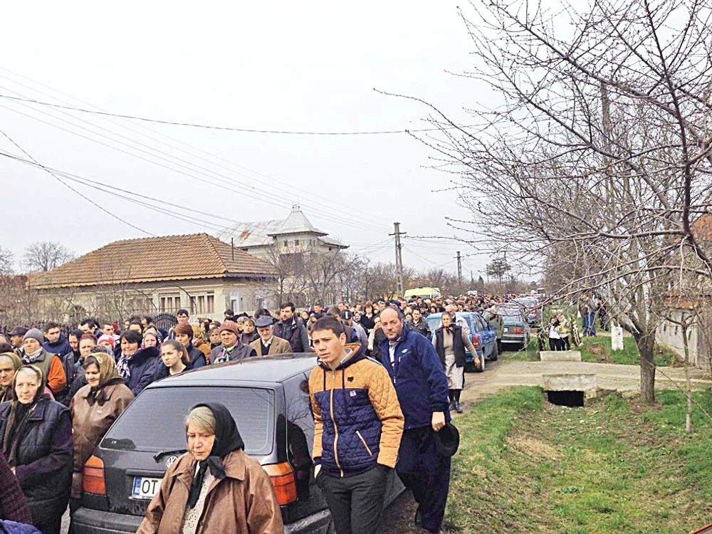 Tot satul a fost la înmormântare