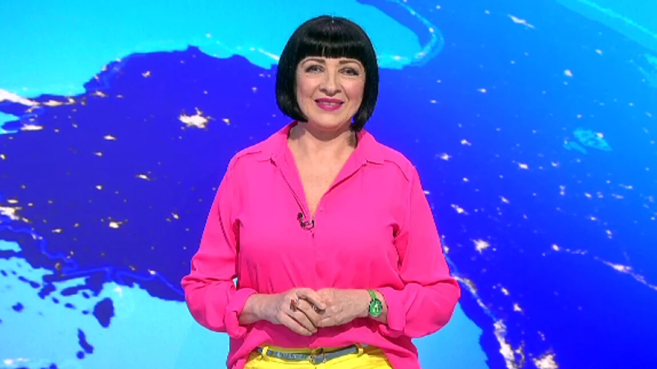Neti Sandu prezintă horoscopul la Pro TV foto: Pro TV