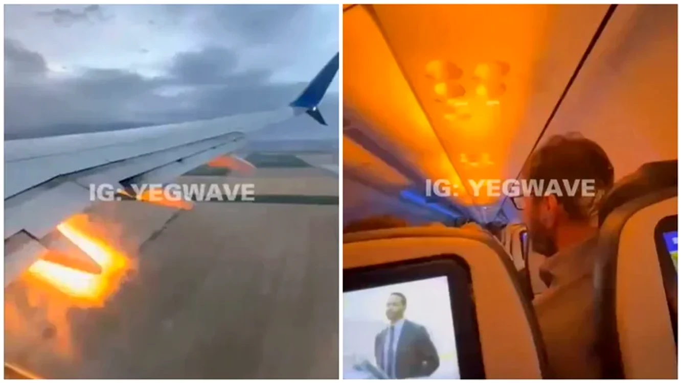 Moment de groază la bordul unui avion. 