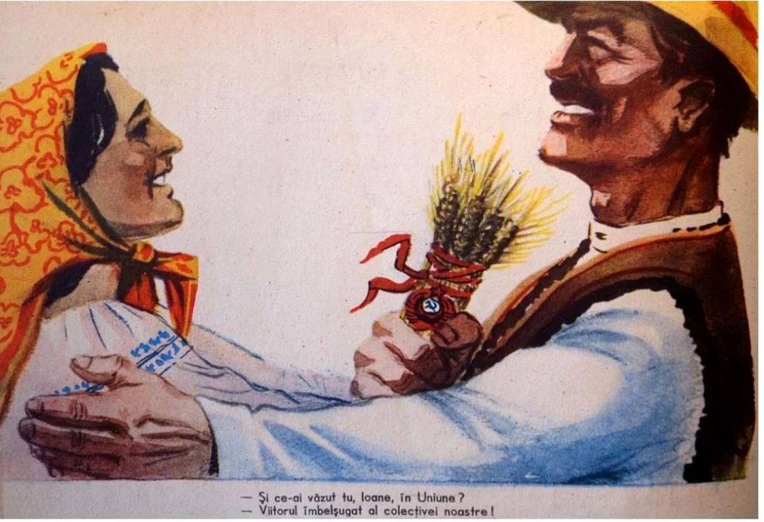 Pentru a se convinge de avantajele colhozozului, se organizau vizite ale ţăranilor în URSS, care erau ulterior prezentate cu pompă în presă COLECŢIE IICCMER