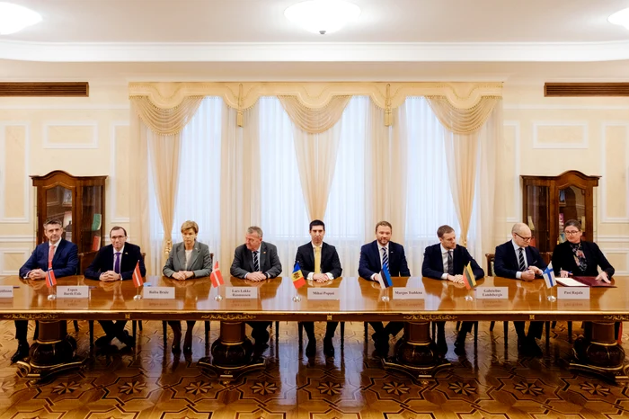 Miniștrii de Externe ai opt state europene au efectuat o vizită la Chișinău. FOTO: Mfa.gov.md