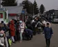 Kilometri intregi de maşini la graniţa Ucrainei cu Polonia. Foto Gettyimages